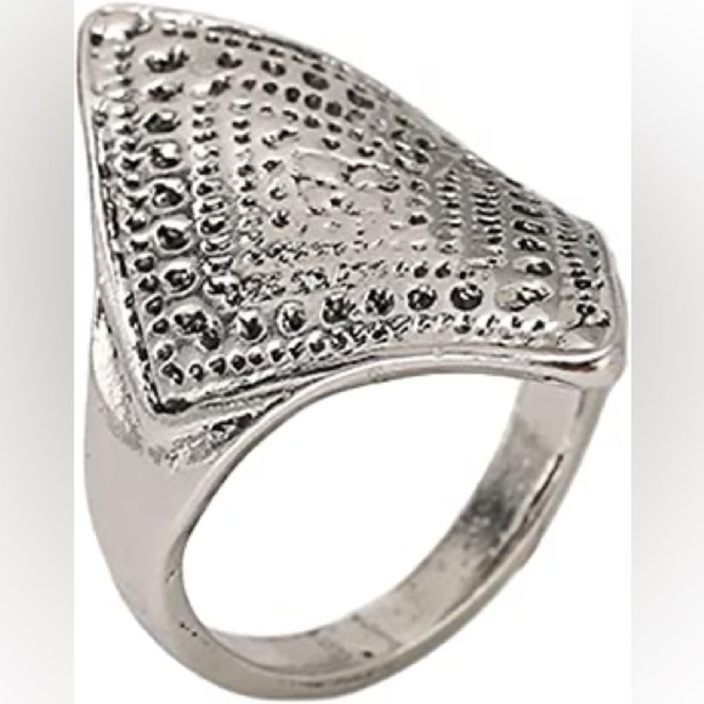 New Vintage Style Mesh Design Handmade Unisex Celtic Boho Sterling Silver Ring - Picture 10 of 11